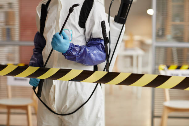 Professional Biohazard technician working in Islip Terrace, NY